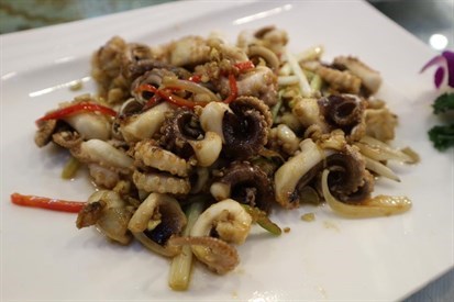 豉椒炒都系冇難度,唔會難食 0 贊 0 沙姜炒八爪魚 (加工 28rb